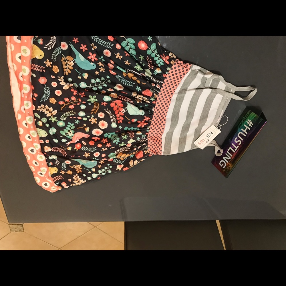 Dress with birds design